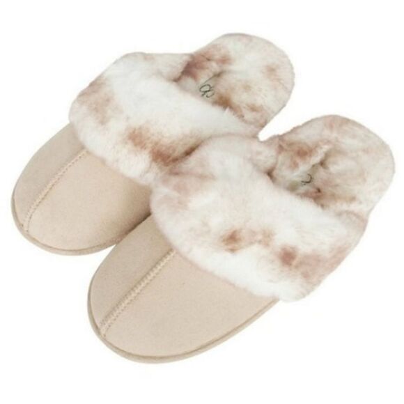 Jessica Simpson- FAUX FUR HOUSE SLIPPERS WOMEN SIZE Small - Picture 11 of 16